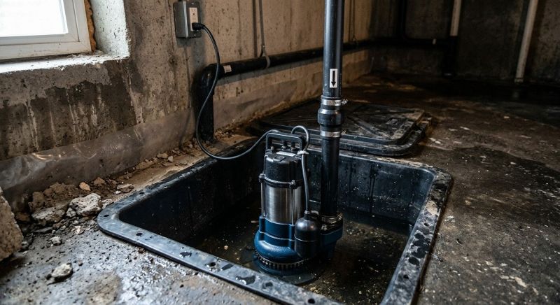 Basement Drainage Installation in Dothan, AL