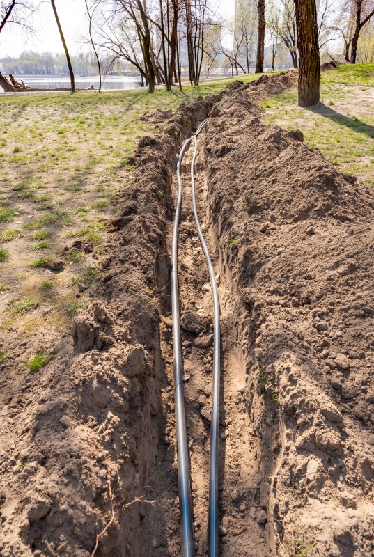 Downspout Trenching in Houston, TX