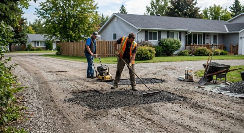 Loose Fill Paving Installation in Calvert County, MD
