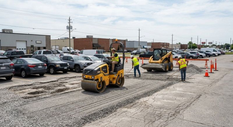 Parking Lot Leveling in Cumming, GA